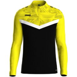 Jako Iconic Ziptop - schwarz/soft yellow