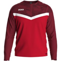 Jako Iconic Sweat - rot/weinrot