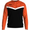 Jako Iconic Sweat - schwarz/neonorange
