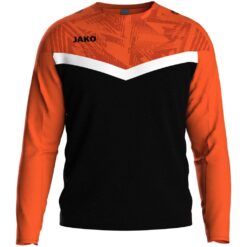 Jako Iconic Sweat - schwarz/neonorange
