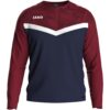 Jako Iconic Sweat - marine/chili rot