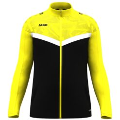 Jako Iconic Polyesterjacke - schwarz/soft yellow
