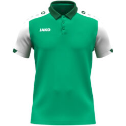Jako Dynamic Polo - grün/weiß/dunkelgrün