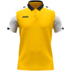 Jako Dynamic Polo - gelb/weiß/schwarz