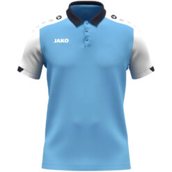 Jako Dynamic Polo - skyblue/weiß/marine