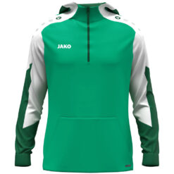 Jako Dynamic Zip Hoodie - grün/weiß/dunkelgrün