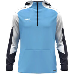 Jako Dynamic Zip Hoodie - skyblue/weiß/marine