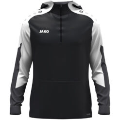 Jako Dynamic Zip Hoodie - schwarz/weiß/anthrazit