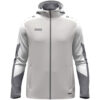 Jako Dynamic Kapuzenjacke - hellgrau/weiß/grau