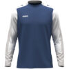 Jako Dynamic Longsleeve - nachtblau/weiß/hellgrau