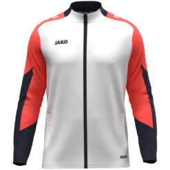 Jako Dynamic Polyesterjacke - weiß/coral/marine