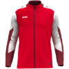 Jako Dynamic Polyesterjacke - rot/weiß/dunkelrot