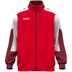 Jako Dynamic Webjacke - rot/weiß/dunkelrot